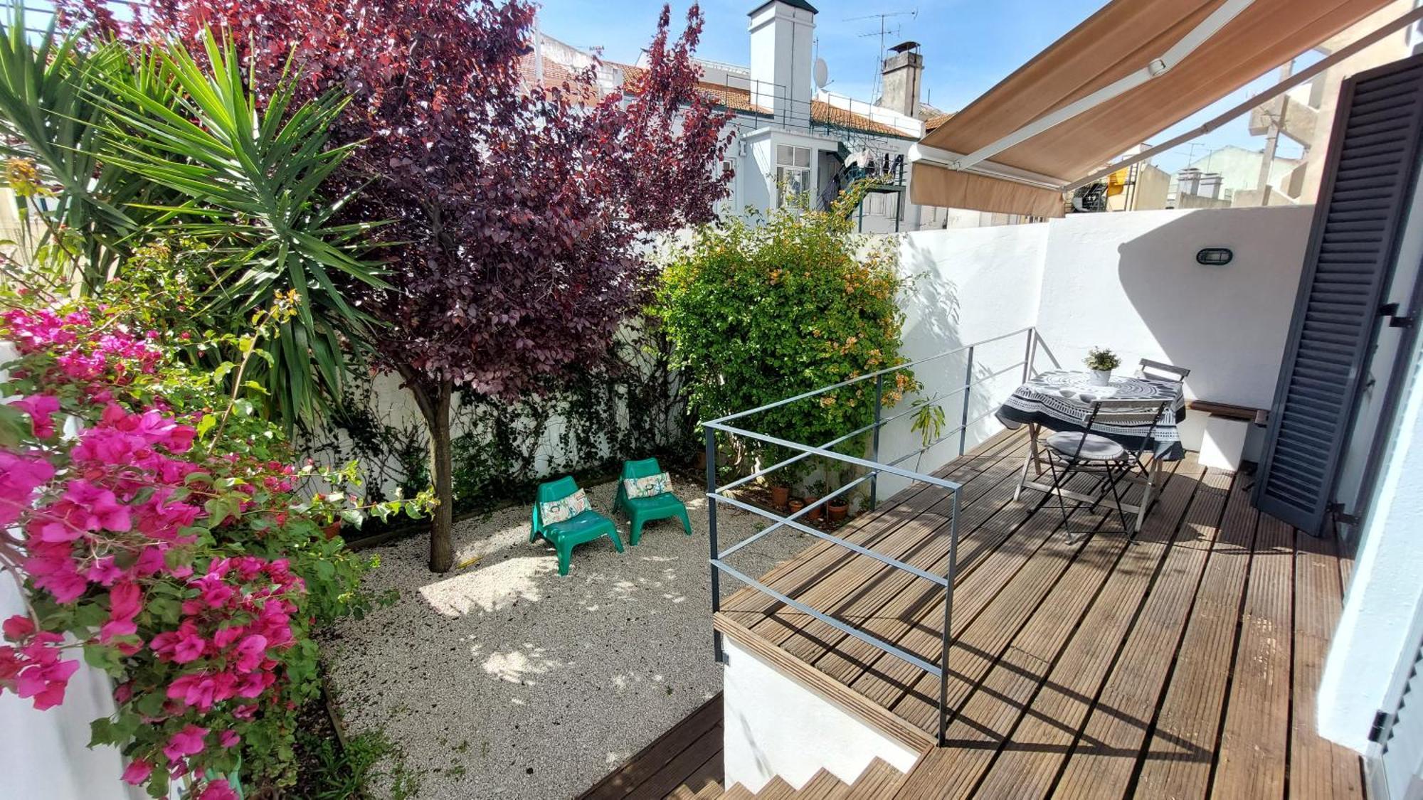 Apartment With Private Garden - Central Location Lisboa Dış mekan fotoğraf