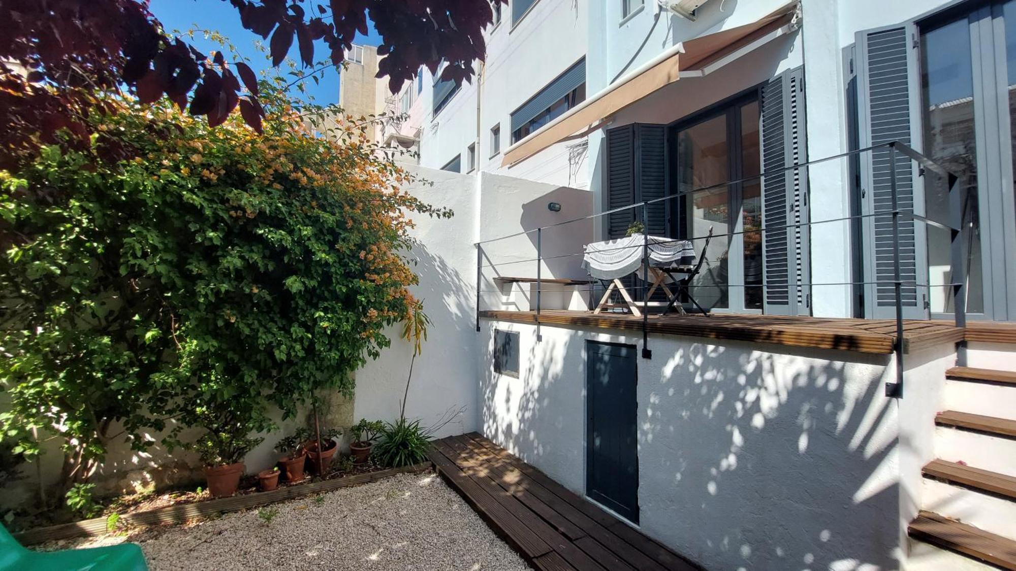 Apartment With Private Garden - Central Location Lisboa Oda fotoğraf